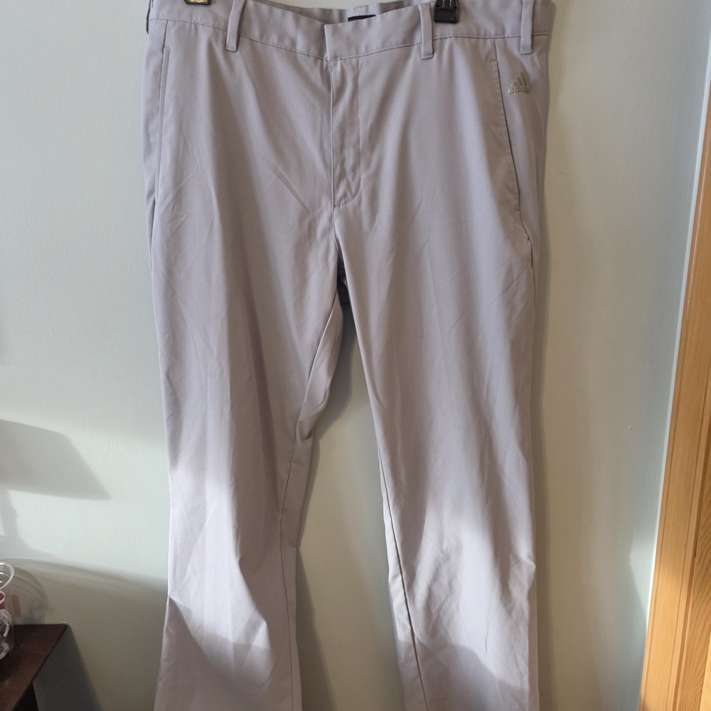 Adidas Men's Light Gray Chinos